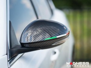 Alfa Romeo Giulia Mirror Covers - Carbon Fiber - Full Replacements - GTA Style